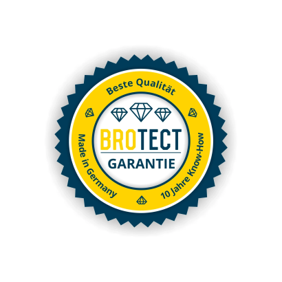 Qualitätssiegel der Marke BROTECT.