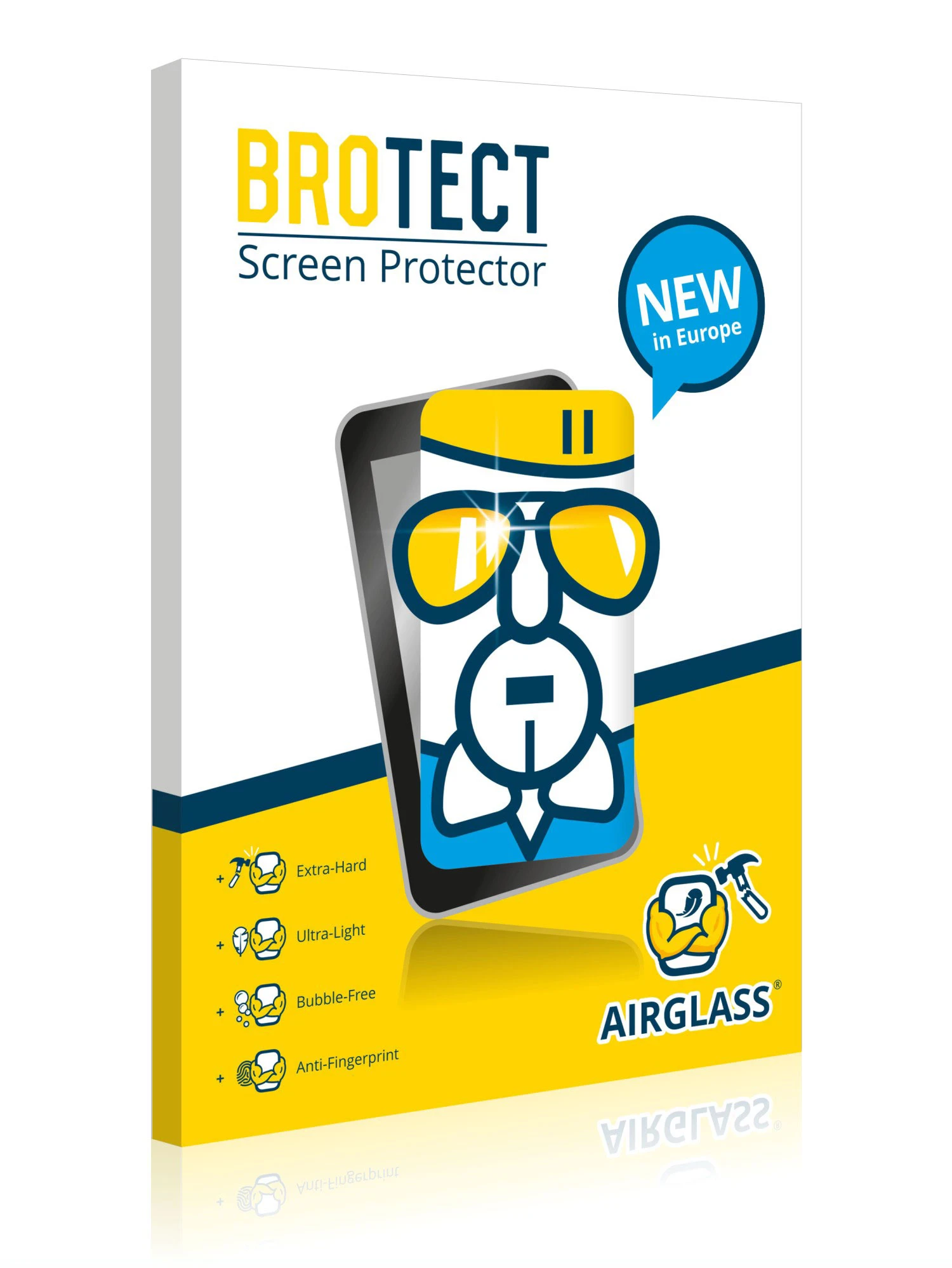 BROTECT AirGlass Screen Protector Glass compatible with Nikon Coolpix B500 9H 3 Pack