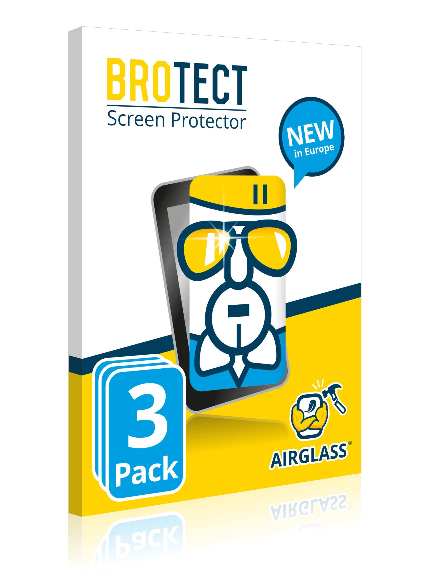 brotect Glass Screen Protector compatible with Fujifilm GFX100S Extreme Scratch Resistant 3 Pack AirGlass Glass Protector