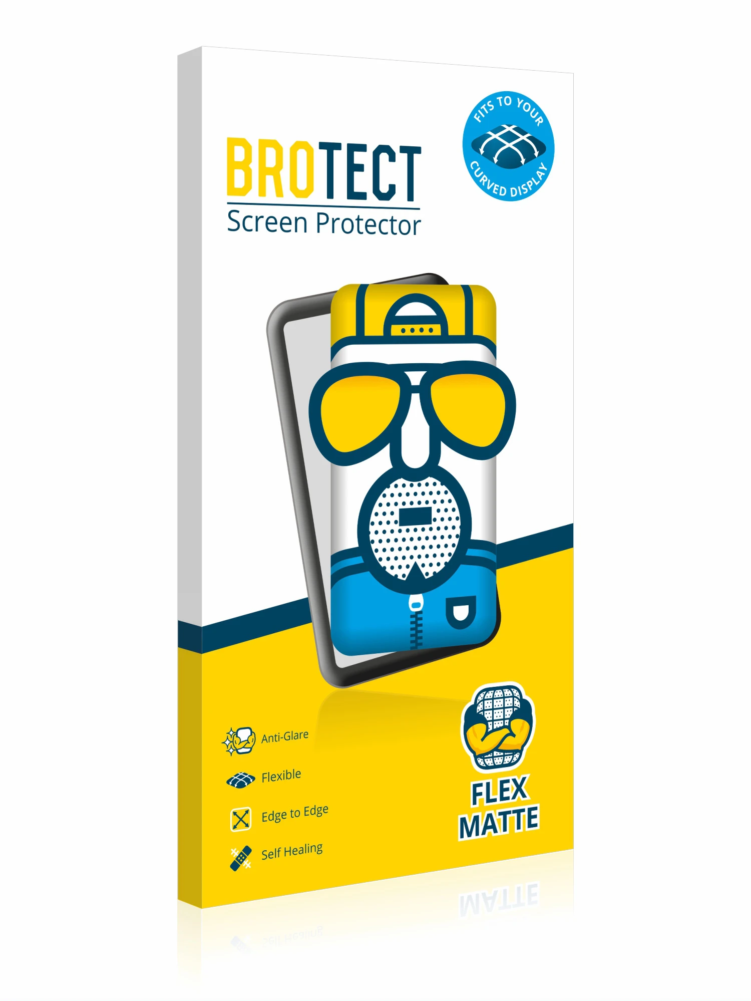 2x BROTECT Flex Matte Full-Cover Screen Protector for Iporachx P36A |  protectionfilms24.com
