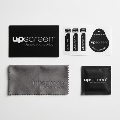 Components of the accessory set including cleaning and microfiber cloth.