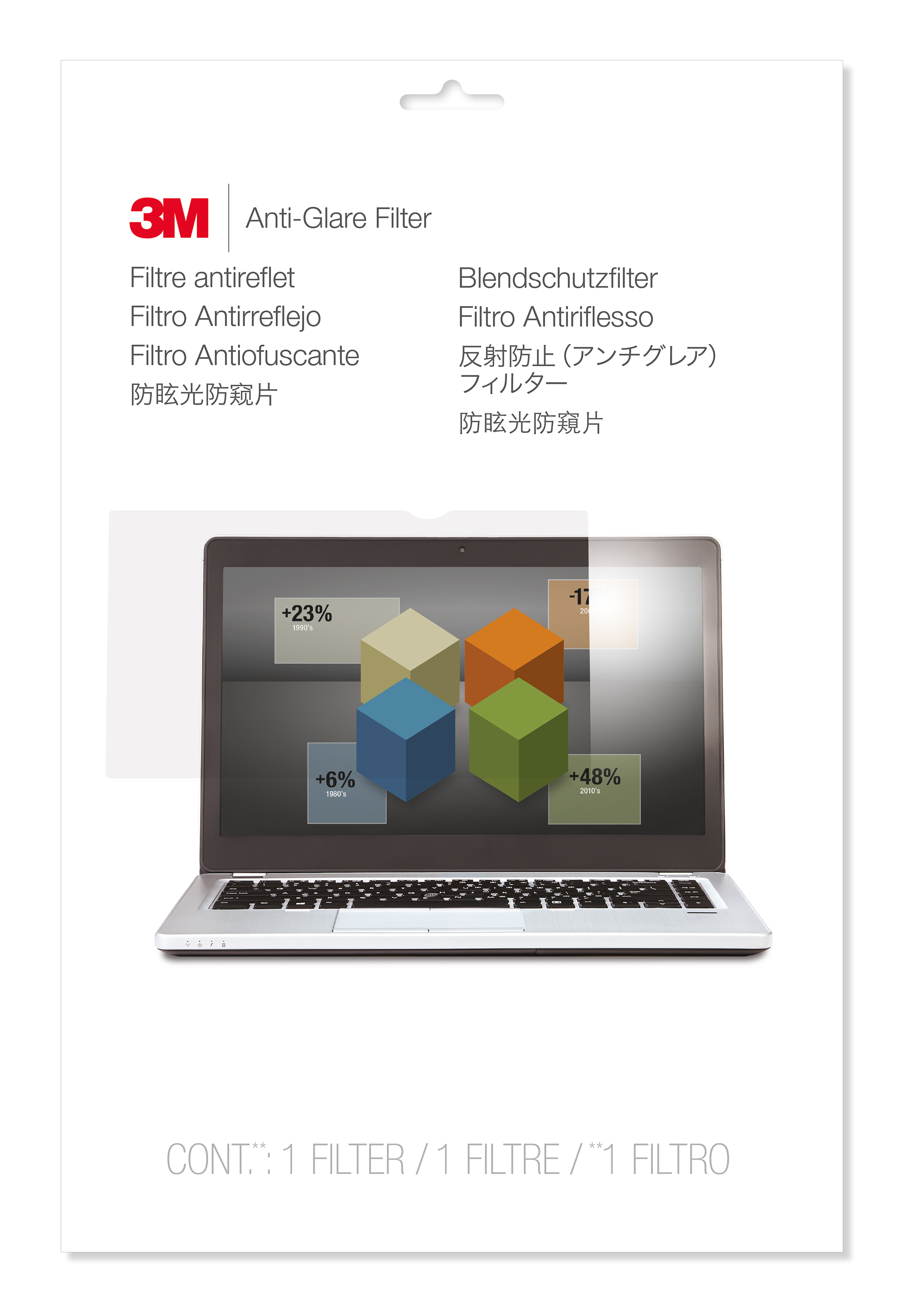 3M™ AntiGlare Filter for HP EliteDisplay E201