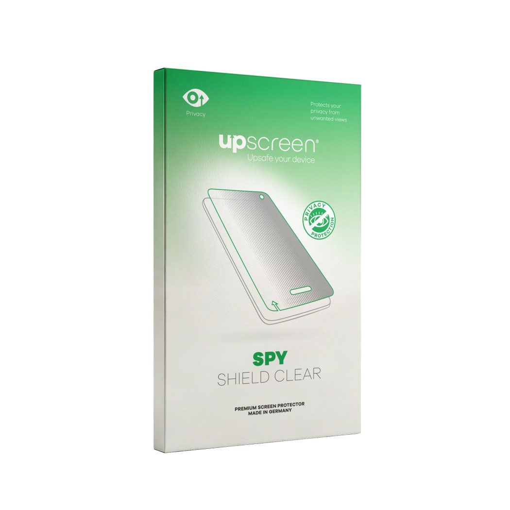 Front side of a product packaging with the brand logo upscreen
