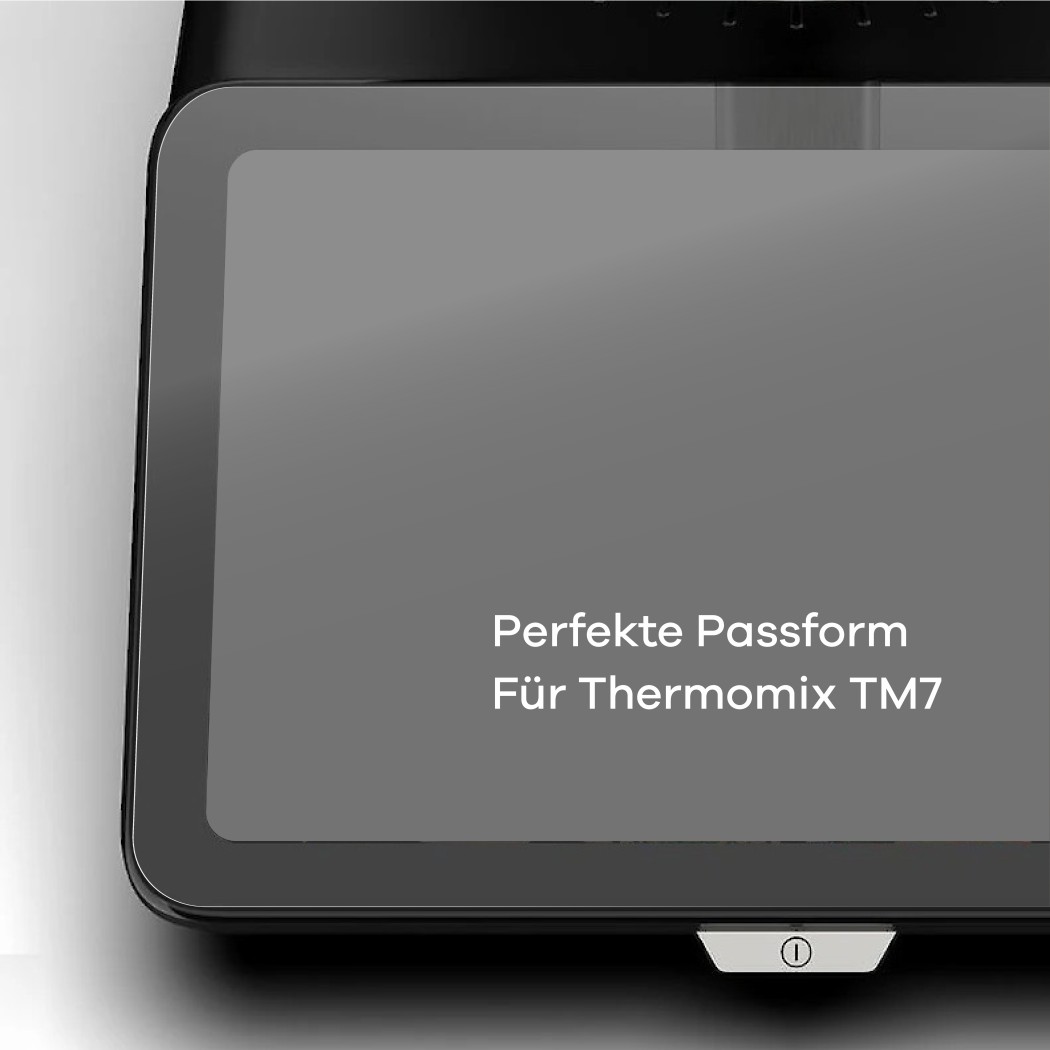 Gerät Vorwerk Thermomix TM7 mit aufgebrachtem Displayschutz