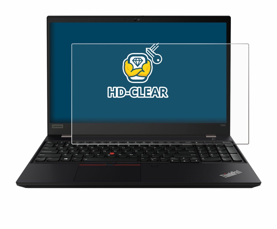 Immagine del dispositivo Lenovo ThinkPad P14s con un'ampia varietà di protezioni per lo schermo.