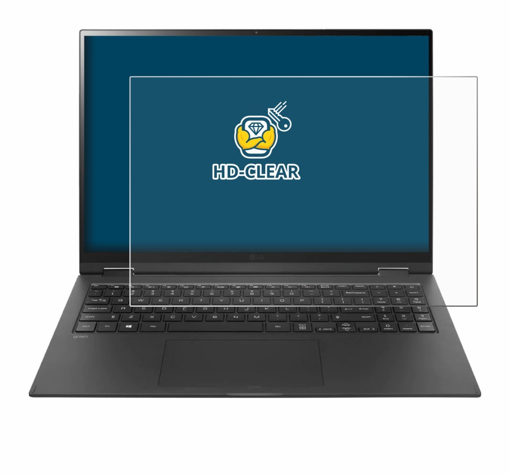 Image of the device LG gram 16'' 2-in-1 Touch with a wide variety of screen protectors.