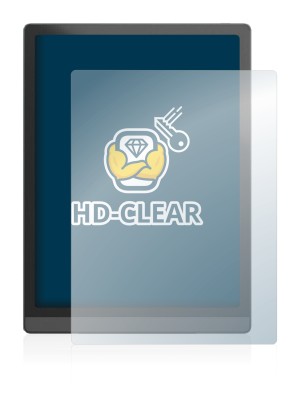 Image of the device Boox Tab X with a wide variety of screen protectors.