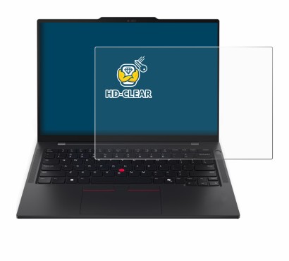 Abbildung des Geräts Lenovo ThinkPad T14s Gen 6 mit einer Vielzahl des Displayschutzes.