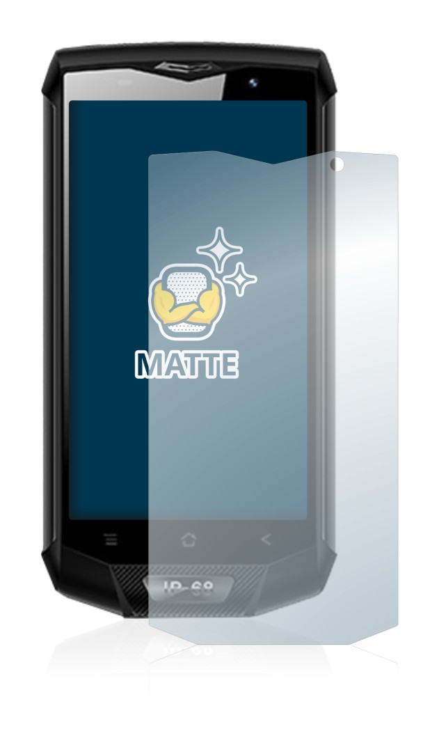 Immagine del dispositivo Blackview BV8000 Pro con un'ampia varietà di protezioni per lo schermo.