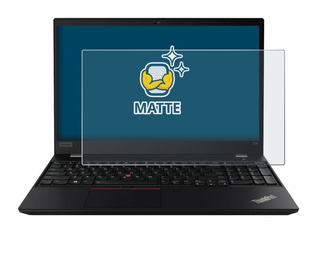 Image de l'appareil Lenovo ThinkPad P14s avec une grande variété de protections d'écran.
