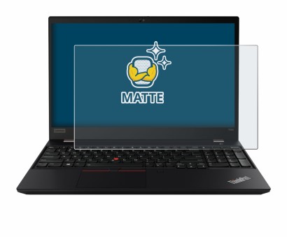Image de l'appareil Lenovo ThinkPad P14s avec une grande variété de protections d'écran.
