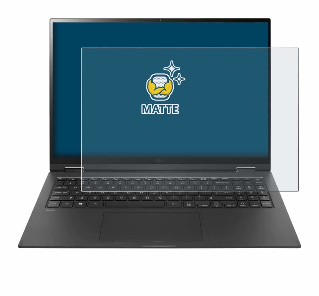 Imagen del dispositivo LG gram 16'' 2-in-1 Touch con una amplia variedad de protectores de pantalla.