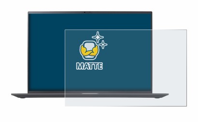 Abbildung des Geräts LG gram 16'' 2023 mit einer Vielzahl des Displayschutzes.