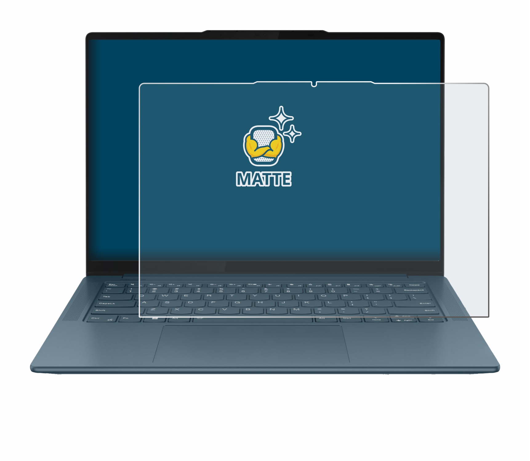 Schutzfolie Entspiegelt für Lenovo Yoga Pro 7 Gen 9 14" Touch Matt - Bild 4 von 7