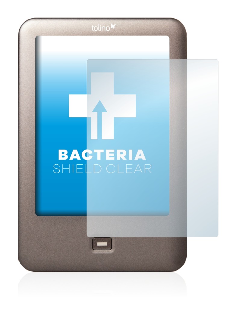 Image of the device Tolino Shine with a wide variety of screen protectors.