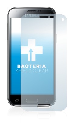 Imagen del dispositivo Samsung Galaxy S5 Mini SM-G800F con una amplia variedad de protectores de pantalla.