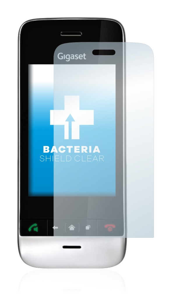 Image of the device Gigaset SL910 (oblong cutout) with a wide variety of screen protectors.