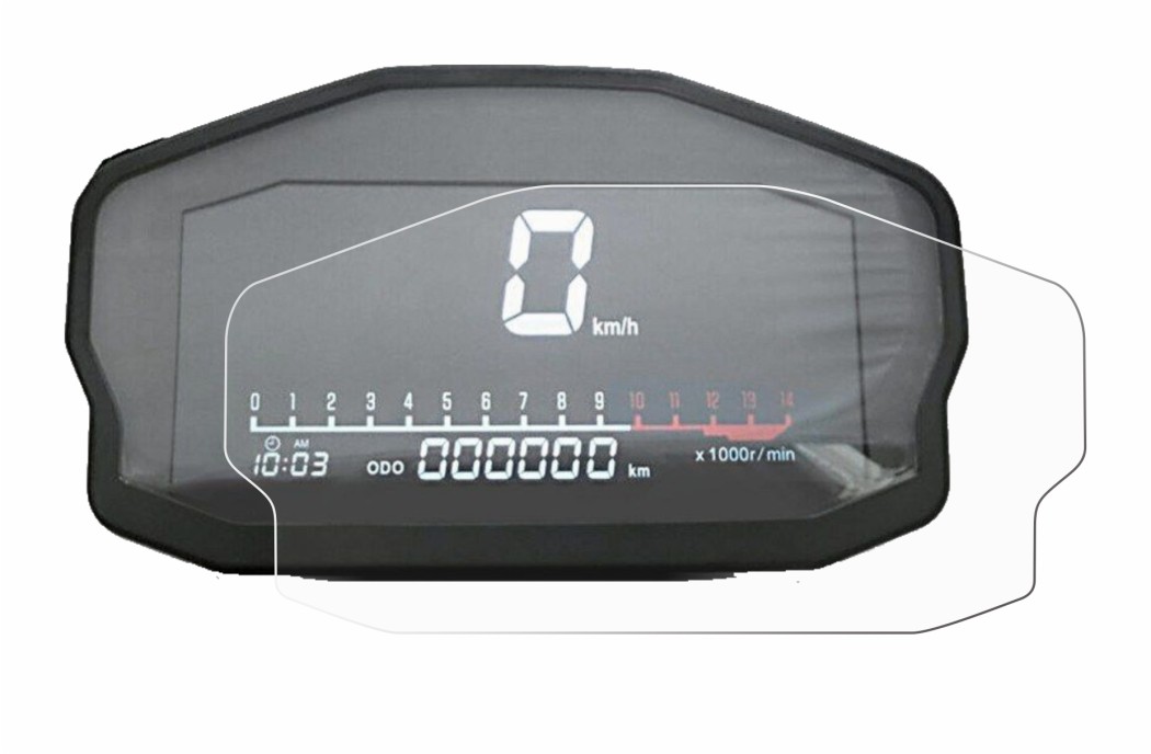 Image of the device Ducati Panigale 1199 Speedometer display with a wide variety of screen protectors.