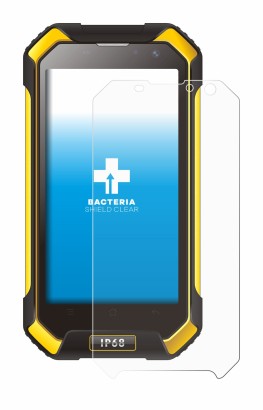 Image of the device Blackview BV6000 with a wide variety of screen protectors.