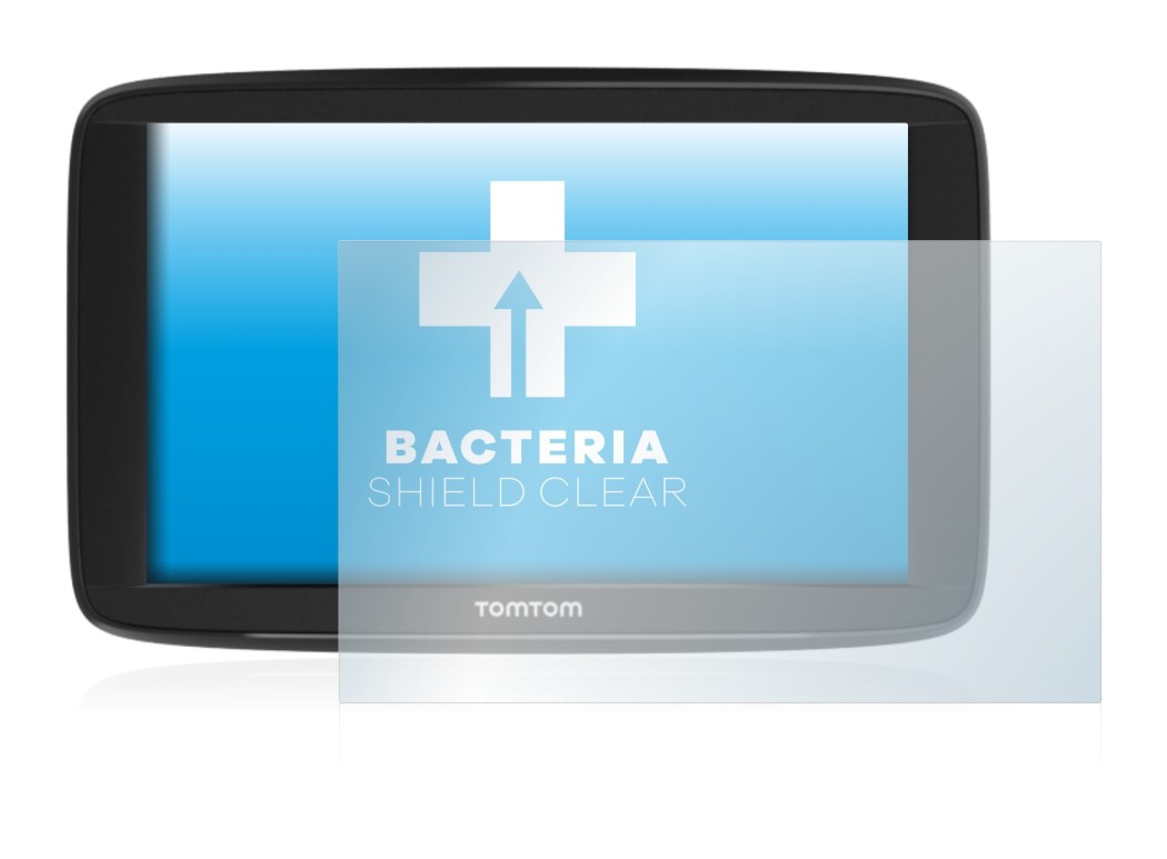 Imagen del dispositivo TomTom Start 62 con una amplia variedad de protectores de pantalla.