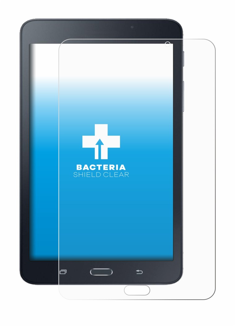 Immagine del dispositivo Samsung Galaxy Tab A6 7.0 con un'ampia varietà di protezioni per lo schermo.