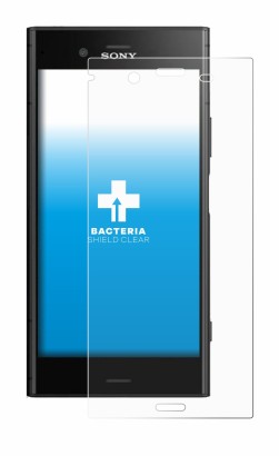 Image of the device Sony Xperia XZ1 with a wide variety of screen protectors.