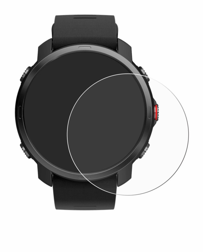 Image of the device Polar Grit X with a wide variety of screen protectors.