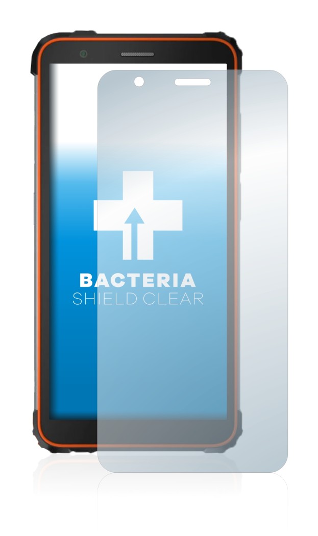 Image de l'appareil Blackview BV6600E avec une grande variété de protections d'écran.