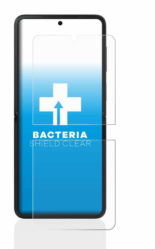 Image de l'appareil Oppo Find N2 Flip avec une grande variété de protections d'écran.