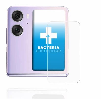 Image de l'appareil Oppo Find N2 Flip (Affichage arrière) avec une grande variété de protections d'écran.