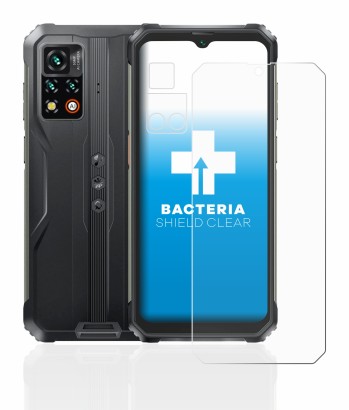 Abbildung des Geräts Blackview BV9200 (Display+Kamera) mit einer Vielzahl des Displayschutzes.
