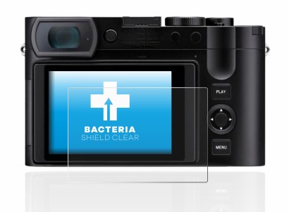 Immagine del dispositivo Leica Q3 con un'ampia varietà di protezioni per lo schermo.