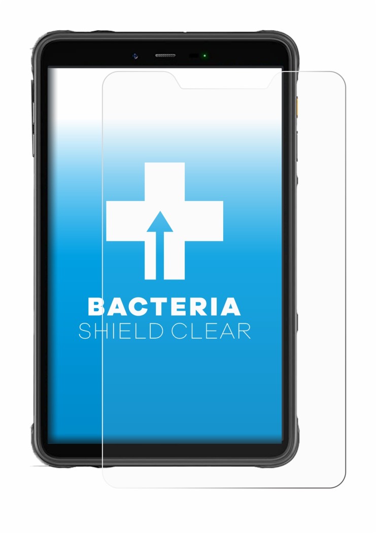 Image of the device Ulefone Armor Pad 8 with a wide variety of screen protectors.