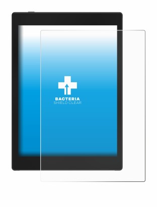 Abbildung des Geräts Boox Tab Mini C mit einer Vielzahl des Displayschutzes.