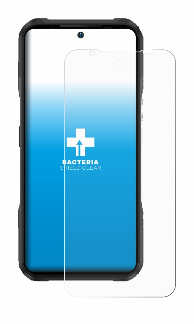 Image de l'appareil Doogee V20 Pro avec une grande variété de protections d'écran.