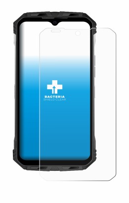 Imagen del dispositivo Doogee S110 con una amplia variedad de protectores de pantalla.