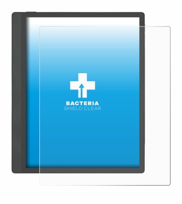 Image de l'appareil Boox Tab Ultra C Pro avec une grande variété de protections d'écran.