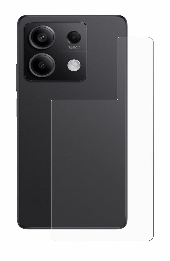 Image of the device Xiaomi Redmi Note 13 Pro 5G (Back) with a wide variety of screen protectors.