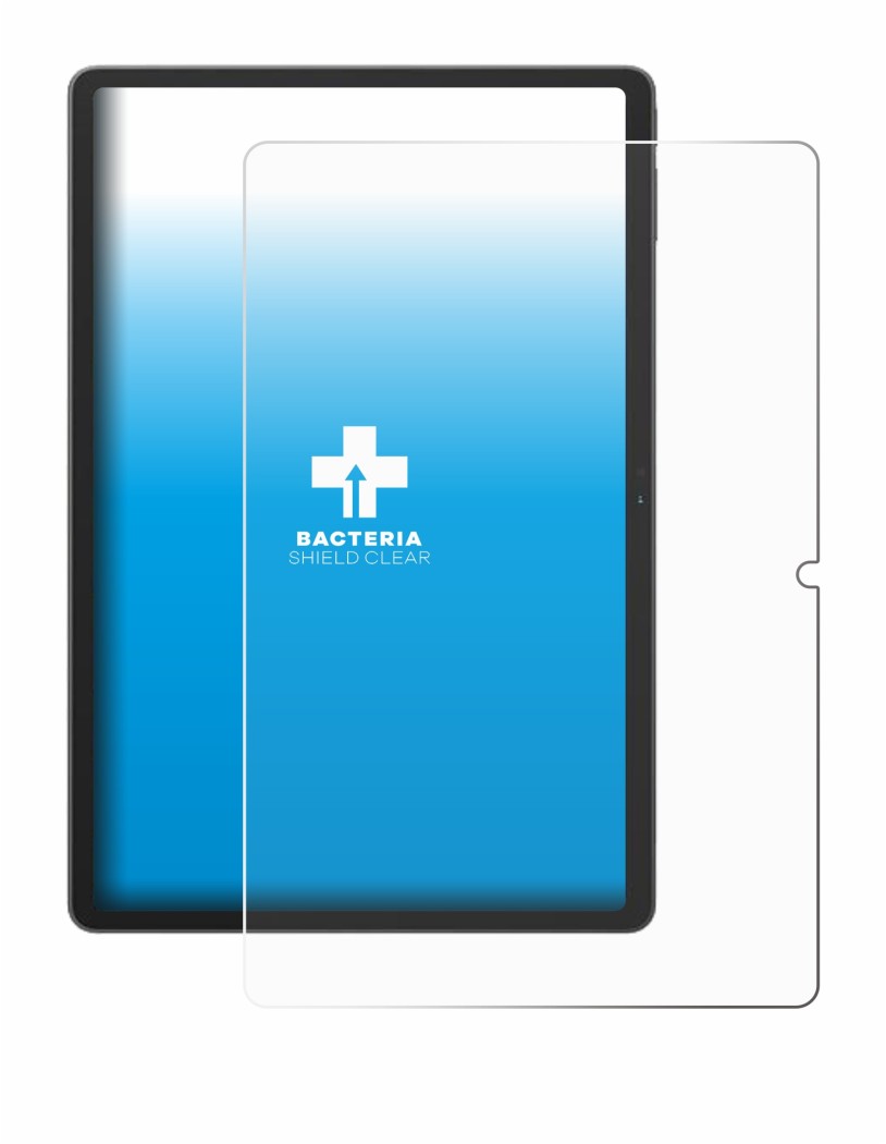 Immagine del dispositivo Blackview Tab 16 Pro con un'ampia varietà di protezioni per lo schermo.