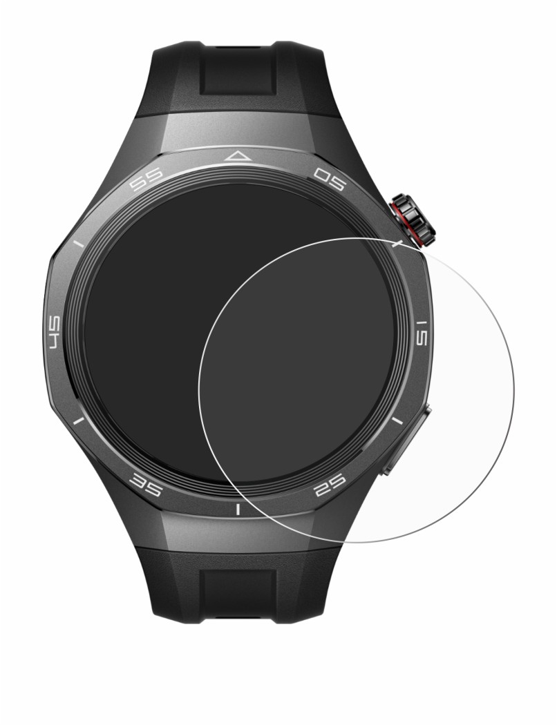 Imagen del dispositivo Huawei Watch GT 5 Pro (46 mm) con una amplia variedad de protectores de pantalla.