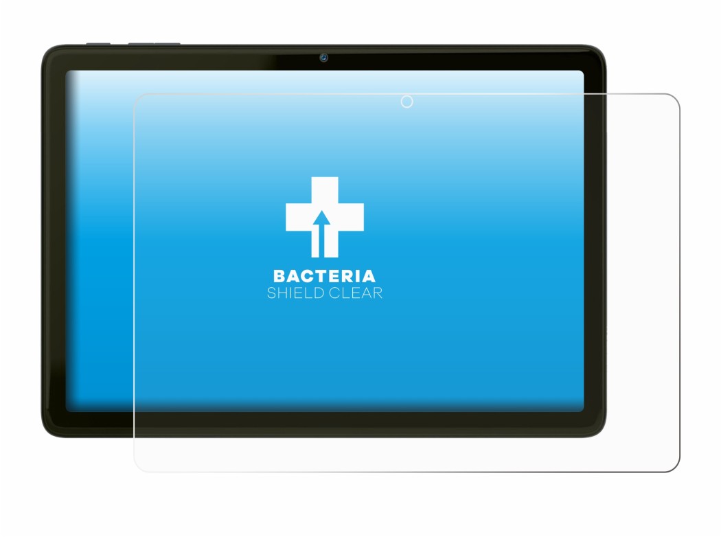 Immagine del dispositivo VALE Tablet V10A con un'ampia varietà di protezioni per lo schermo.