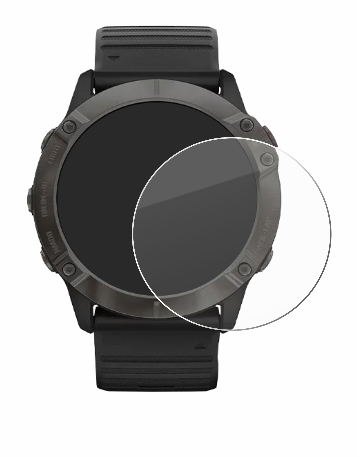 Savvies Tempered Glass Screen Protector for Garmin Fenix 6X Pro