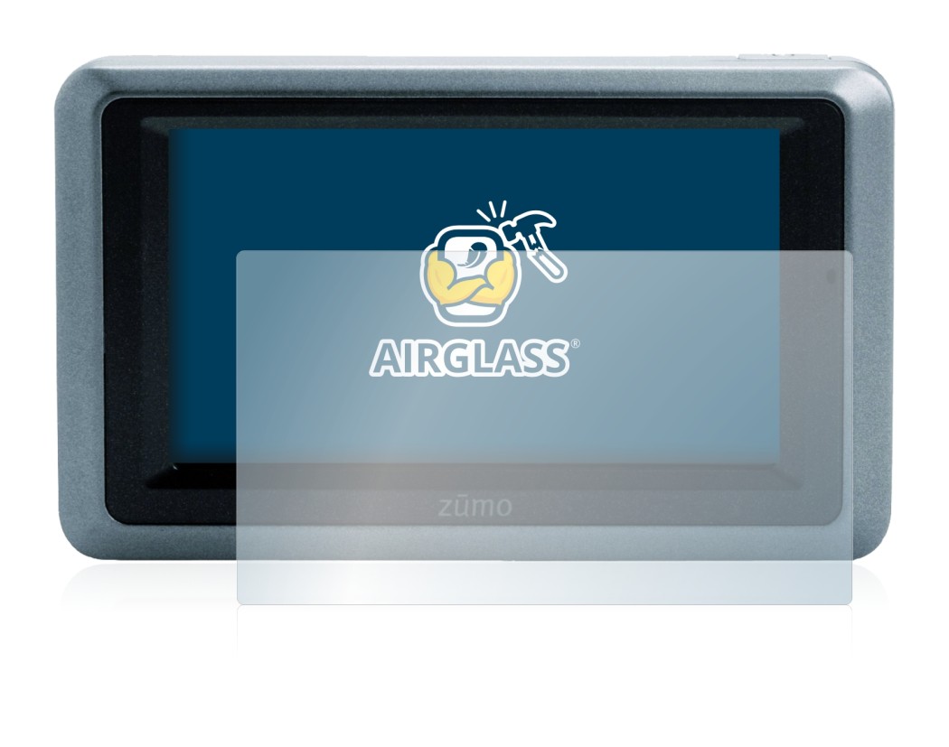 Image of the device Garmin zumo 660 with a wide variety of screen protectors.