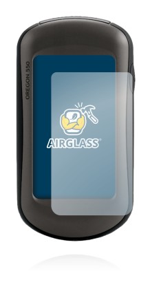 Image de l'appareil Garmin Oregon 550 avec une grande variété de protections d'écran.