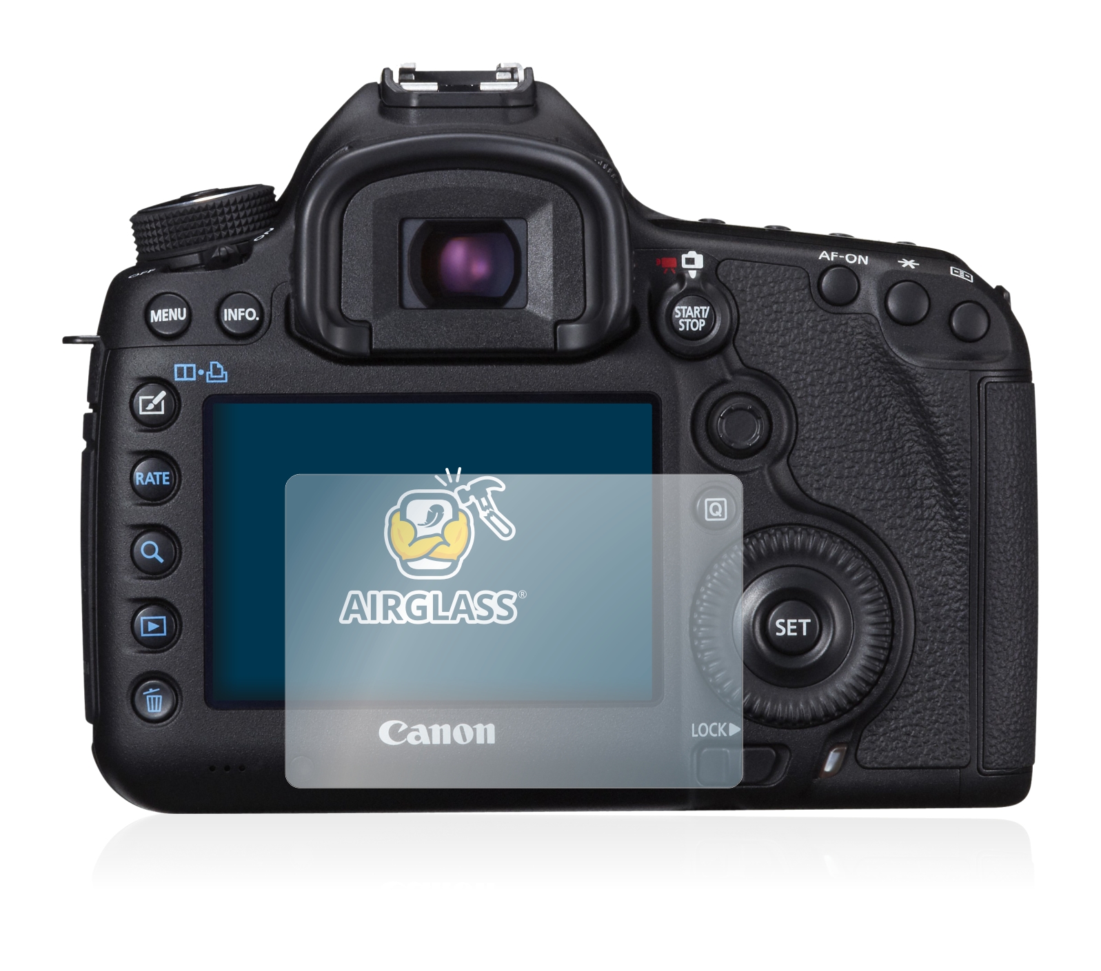 Protector Pantalla para Canon EOS 5D Mark II Cristal Mate Lámina de Vidrio