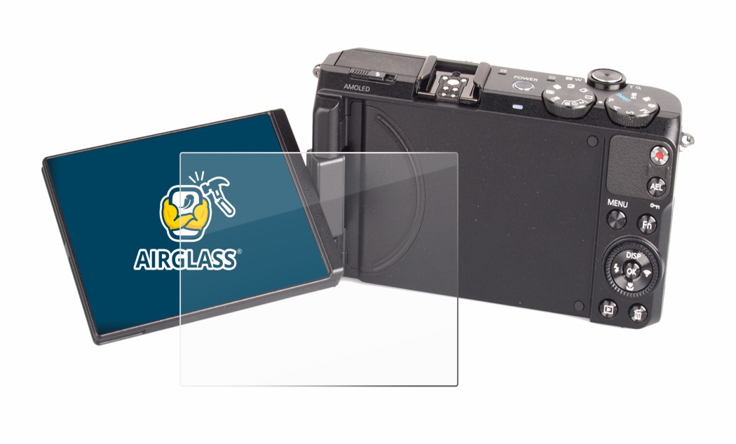 Imagen del dispositivo Samsung EX2F con una amplia variedad de protectores de pantalla.