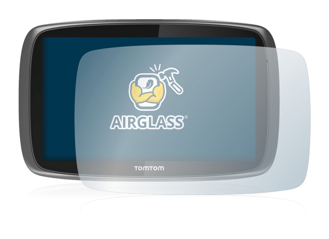Image of the device TomTom GO 600 with a wide variety of screen protectors.