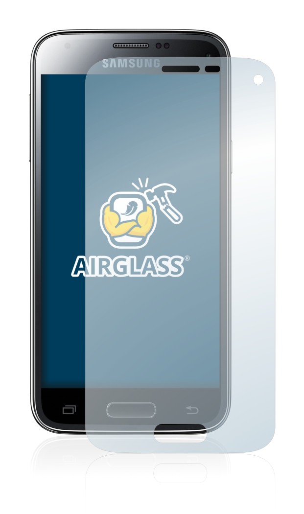 Image de l'appareil Samsung Galaxy S5 Mini SM-G800F avec une grande variété de protections d'écran.