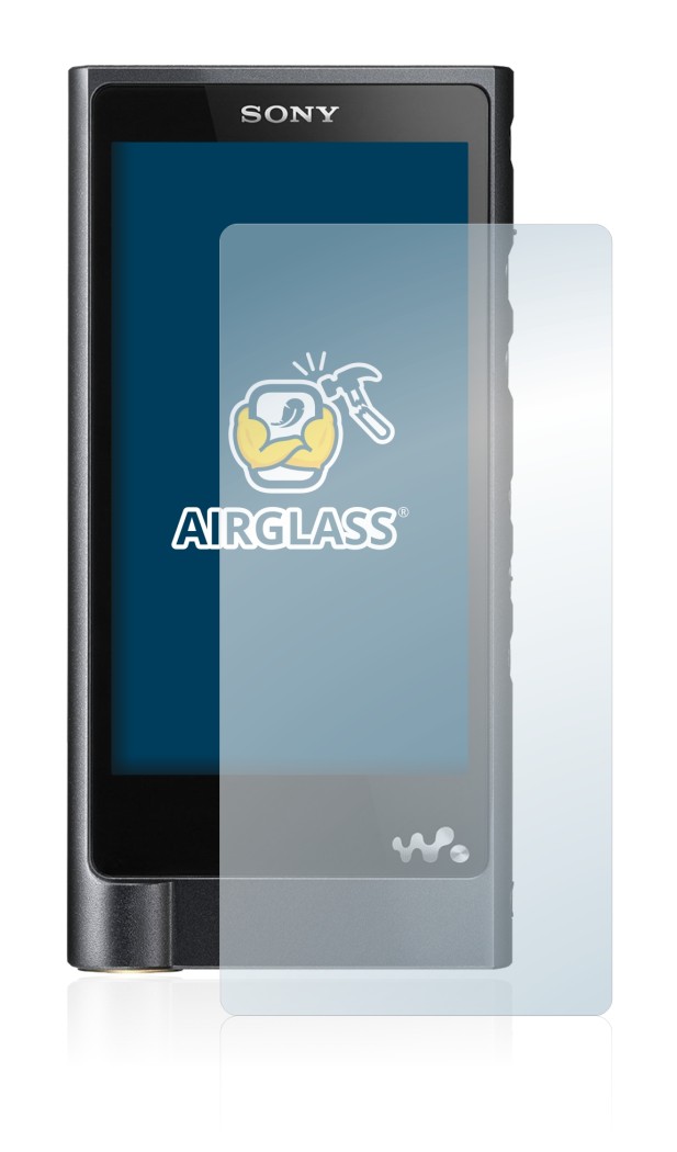 Image de l'appareil Sony Walkman NW-ZX2 avec une grande variété de protections d'écran.