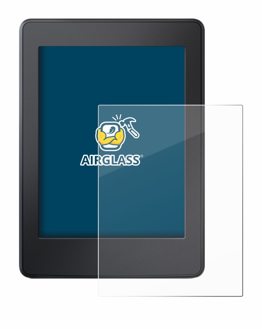 Image of the device Amazon Kindle Paperwhite 2015 (7th Gen.) with a wide variety of screen protectors.